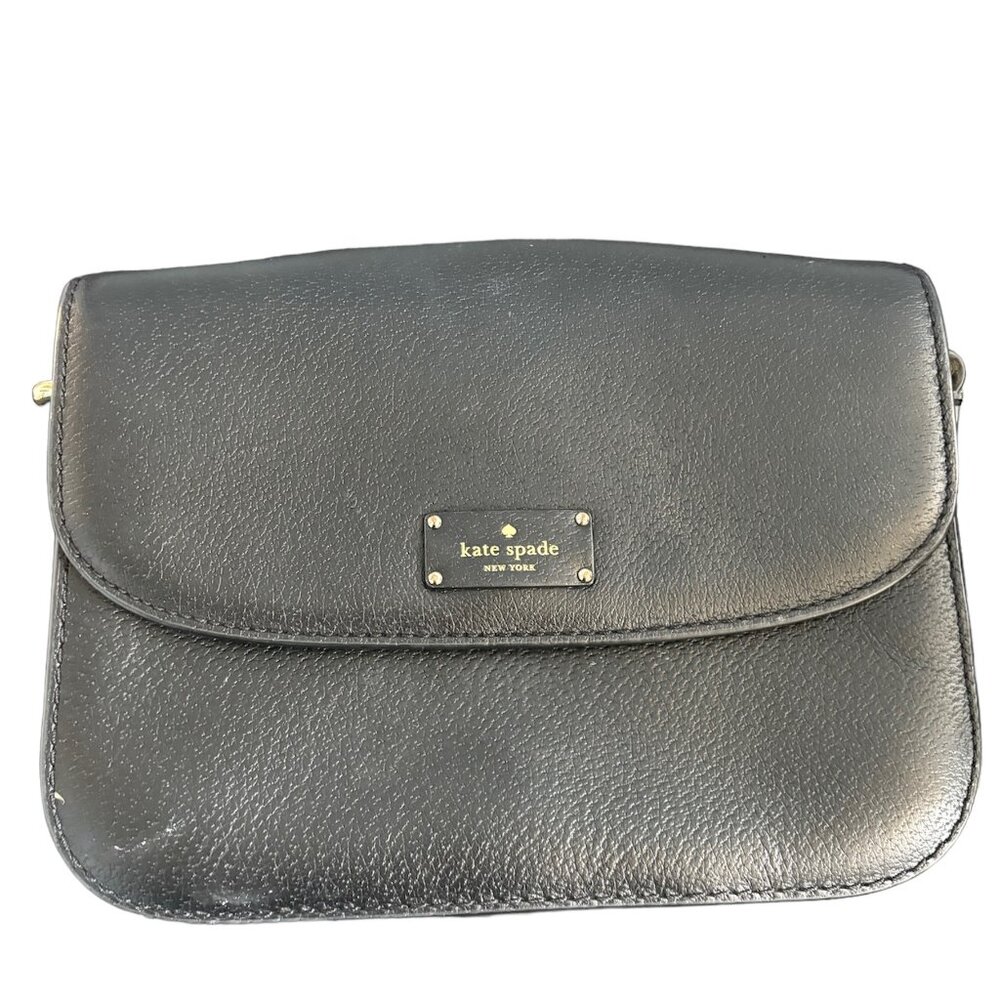Kate Spade Adelaide Grove Street Crossbody handbag Black Leather Purse